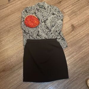 Ralph Lauren Button Down (Blk/White)